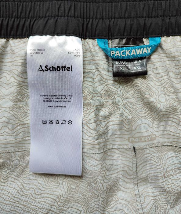 Штани мембрана самоскиди SCHÖFFEL Toronto D54 UK38 EU XL black 20.000