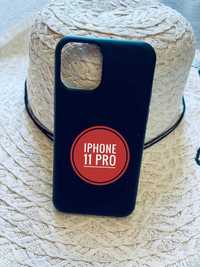 Plecki Etui Case Silikonowe Obudowa Czarne Case do iphone 11 Pro