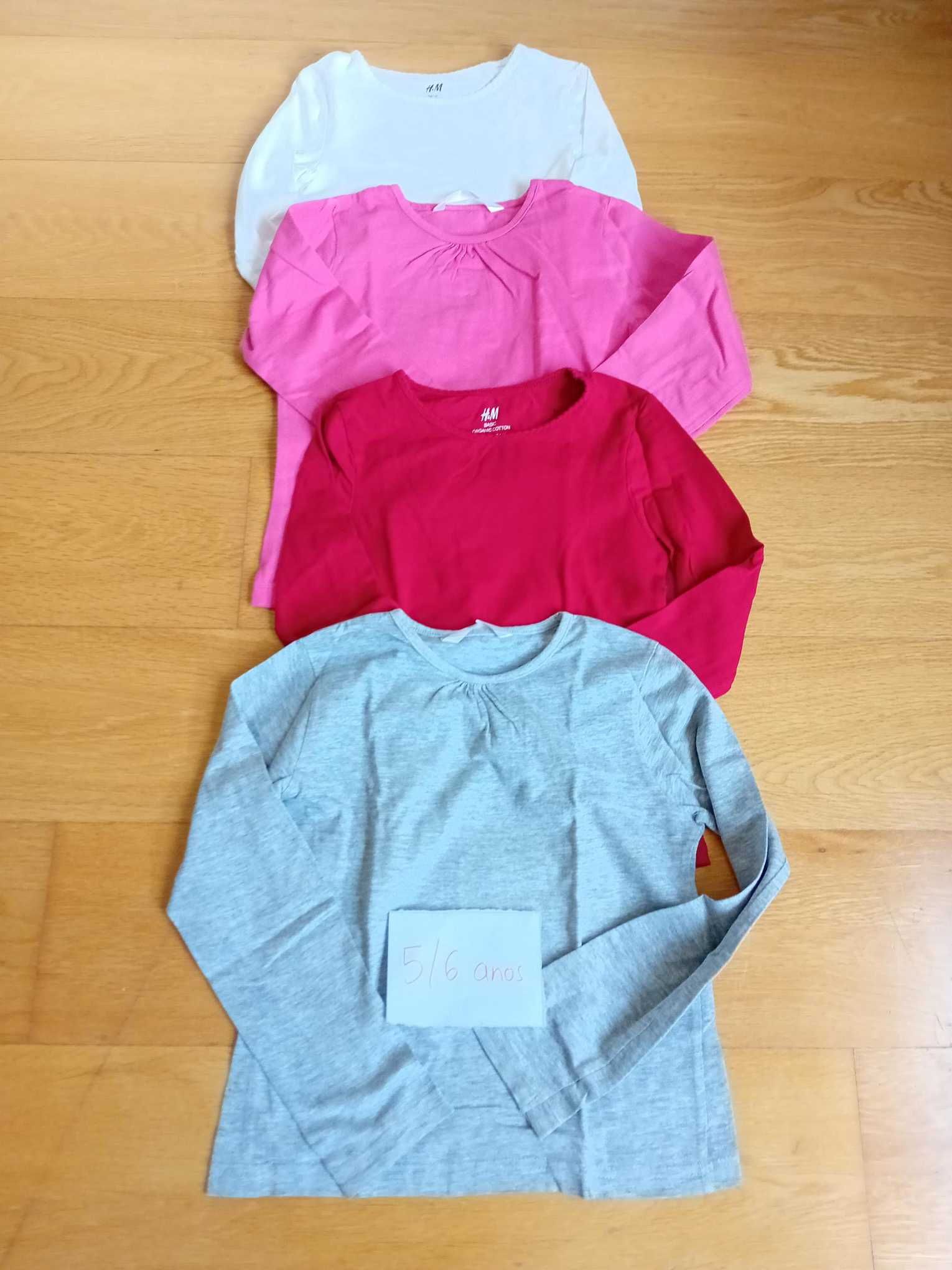 Lotes roupa menina - 3/4 anos, 4/5 anos e 5/6 anos