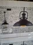 Lampa Wiszącz Iceland Czarny