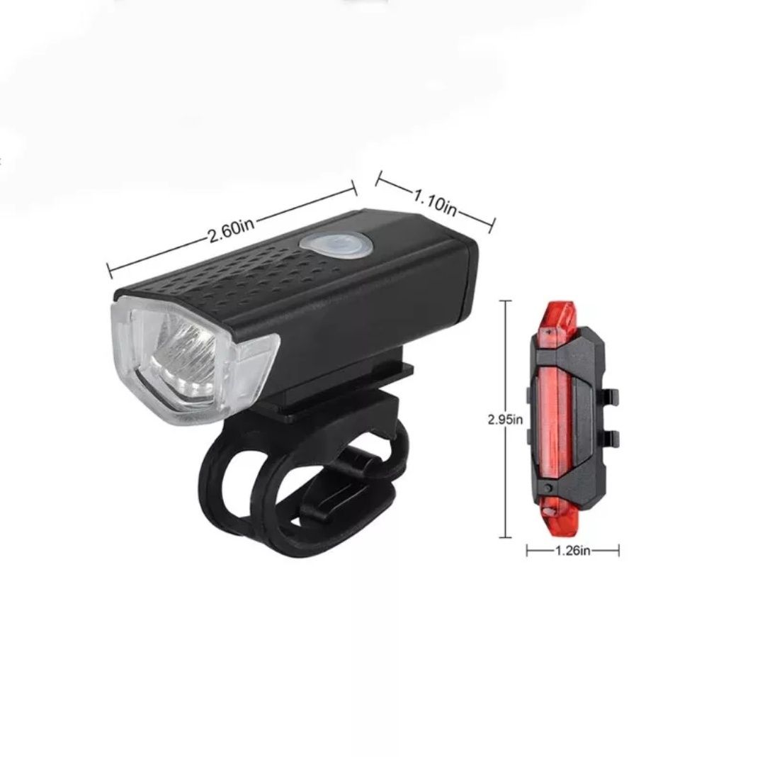 Kit de luzes para bicicleta