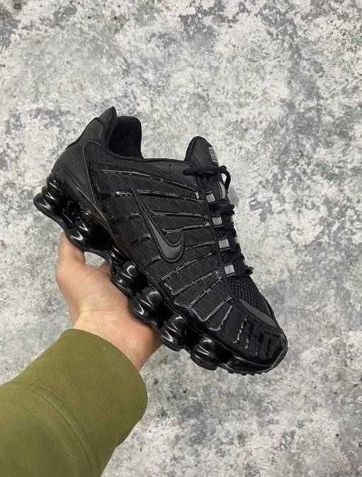 Мужские кроссовки Nike Shox TL All Black 40-45 найк шокс ТОП Весны