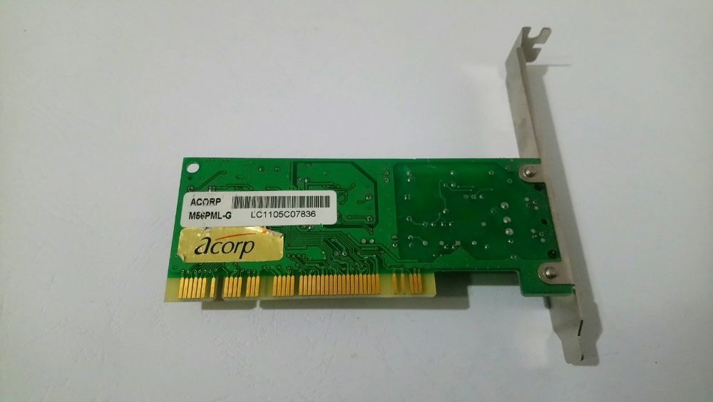 Модем внутрішній ACORP M56PML-G факс тюнер TV PCI Kworld VS-LTV7131RF