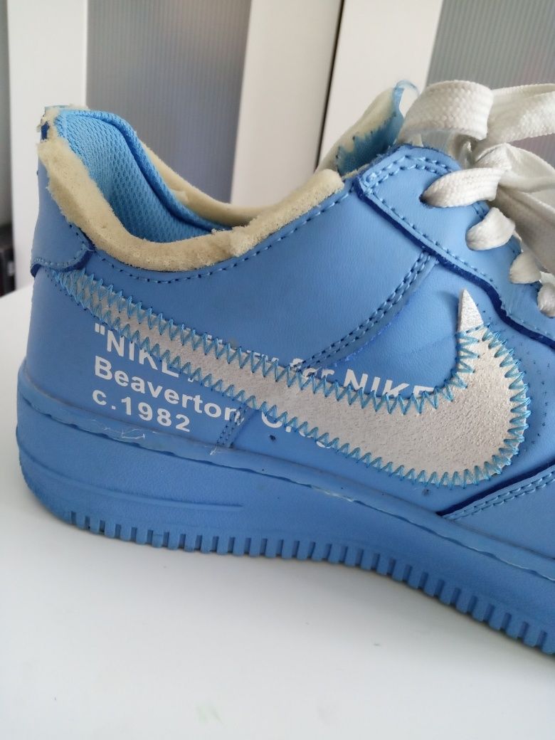Buty Nike Air Force 1 Low Off-White MCA University Blue, rozmiar 40
