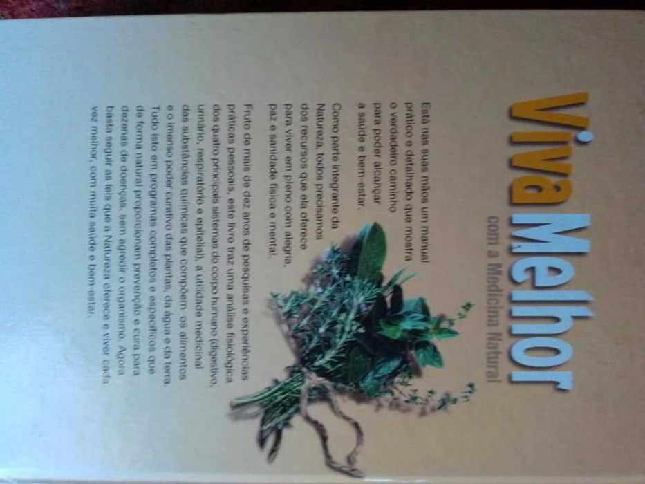 Livro - ´´VIVER MELHOR- Com medicina natural´´