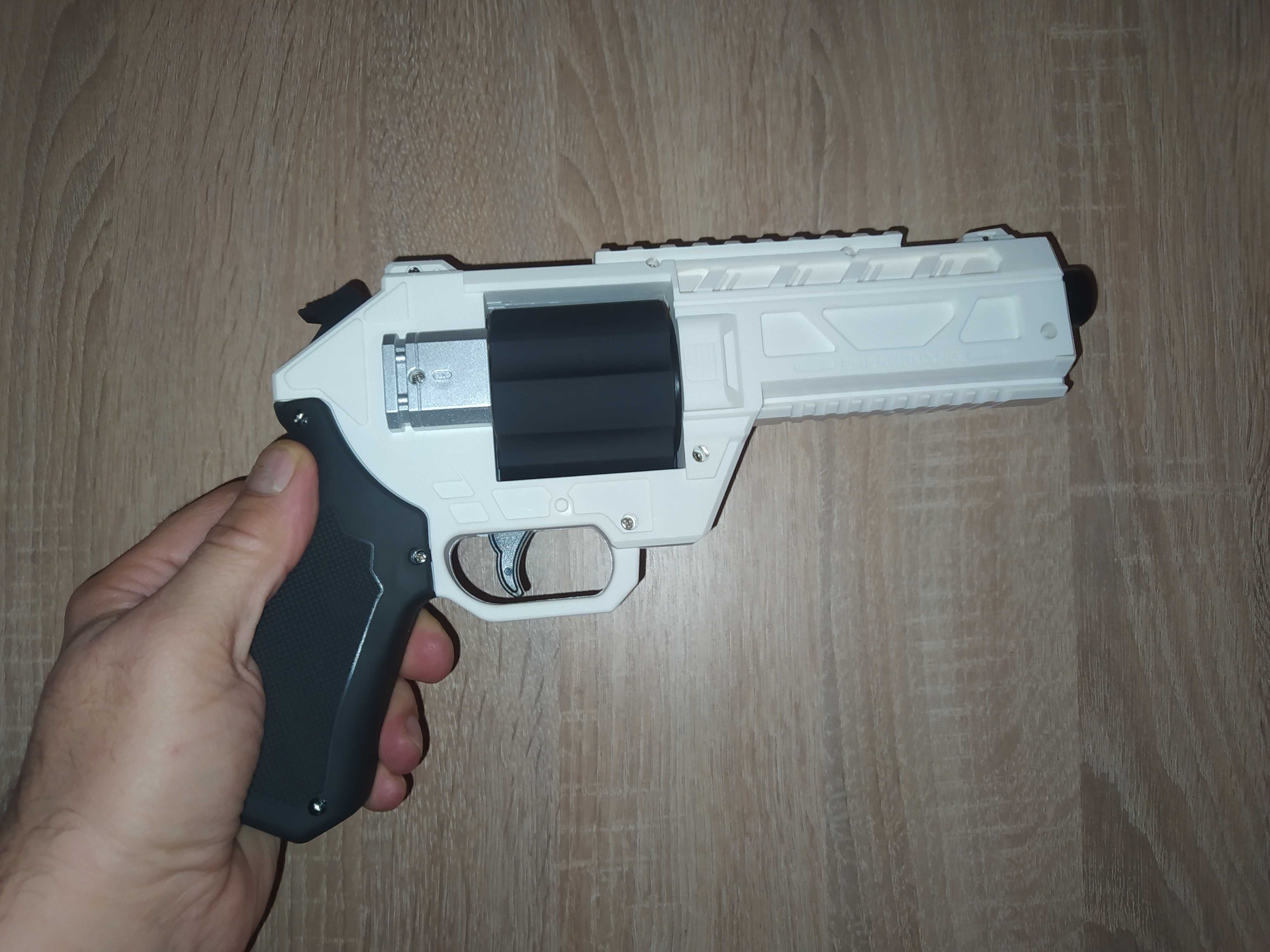 Револьвер дитячий на аккумуляторі Revolver 37 см мякі кулі 10 шт
