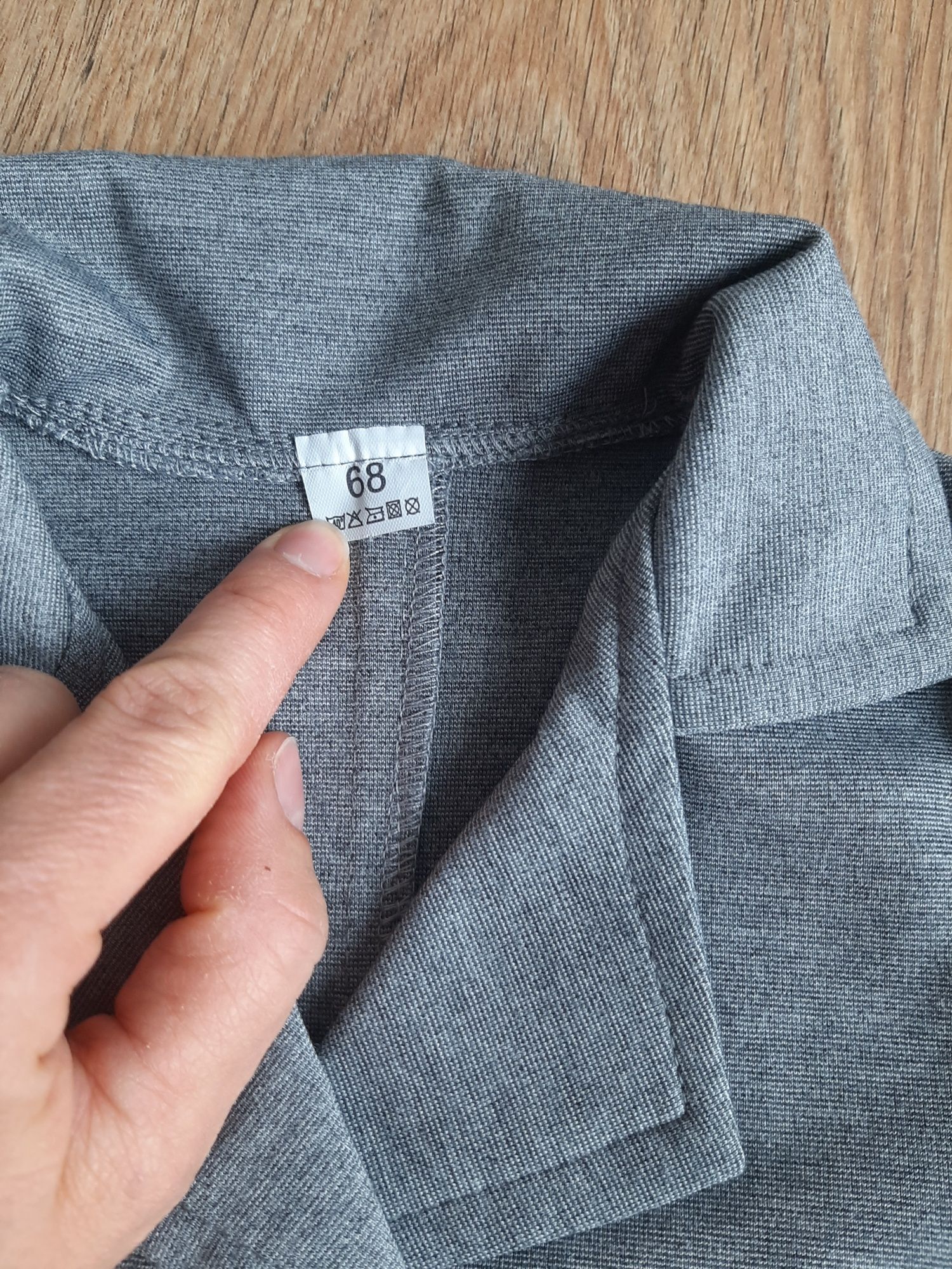 Ubranko do chrztu r. 68, garnitur, białe body, komplet do chrztu