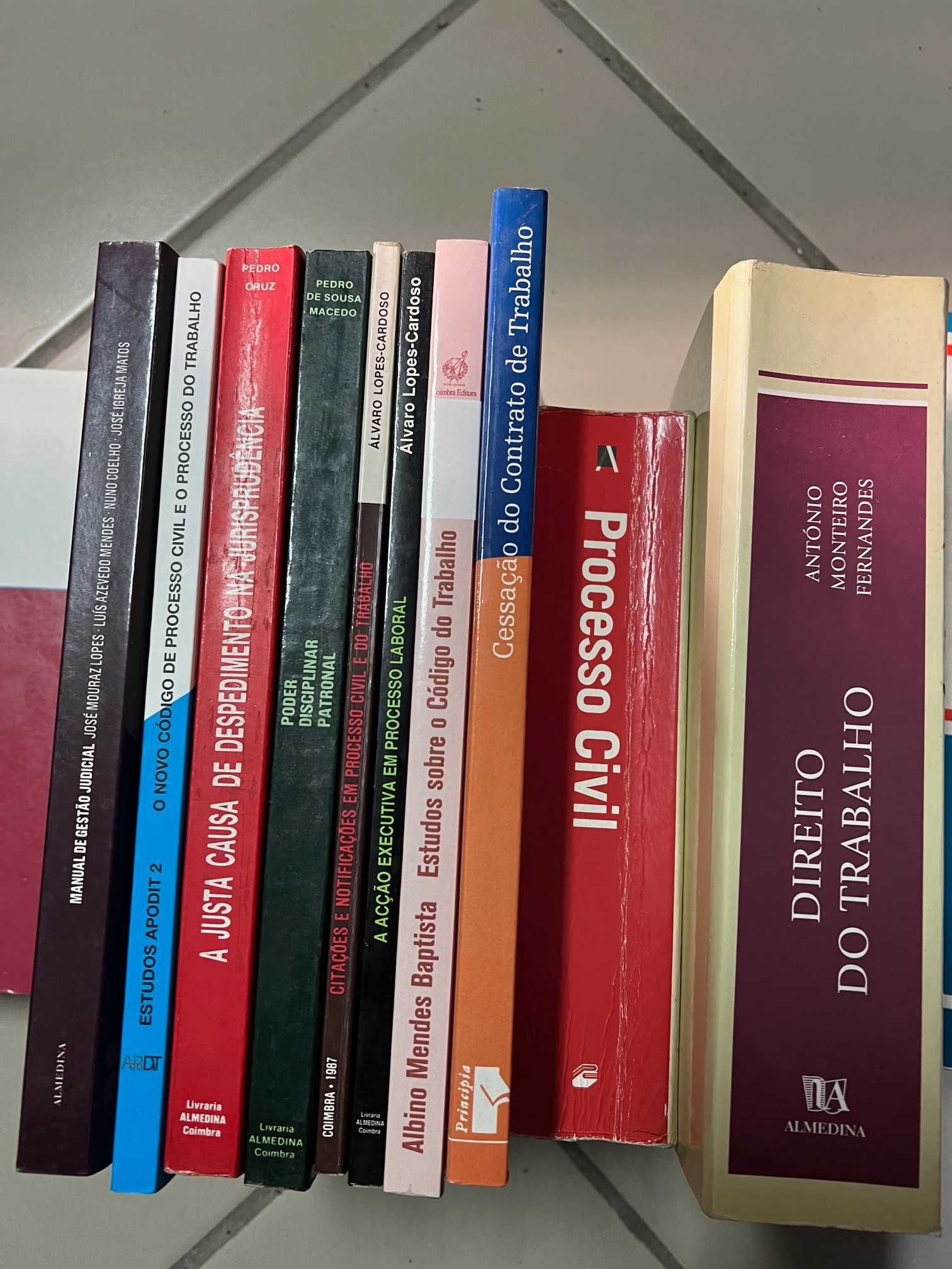 Lote de Livros Jurídicos