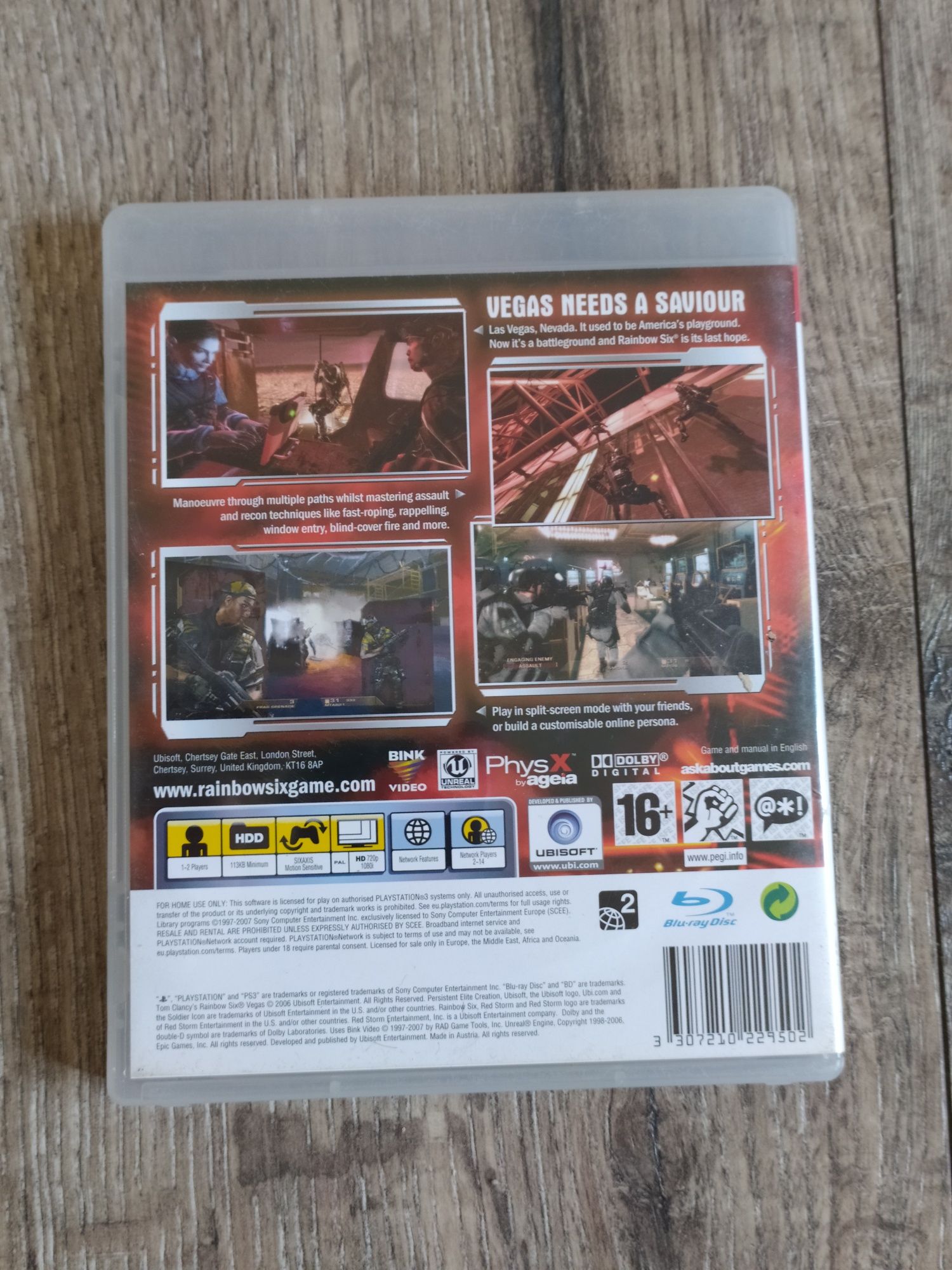 Gra PS3 Tom Clancy's Rainbow Six Vegas Wysyłka w 24h