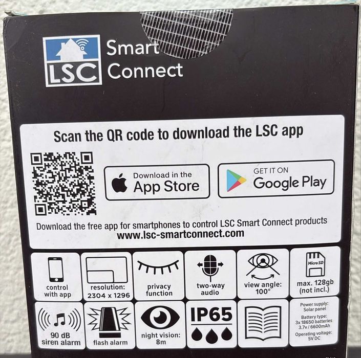 KAMERA PTZ zasilana energią SŁONECZNĄ LSC smart CONNECT, nowa