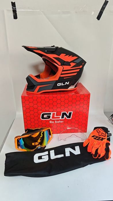 Мотошолом кросовий мото шлем кросс  шолом для мотоцикла кросовий