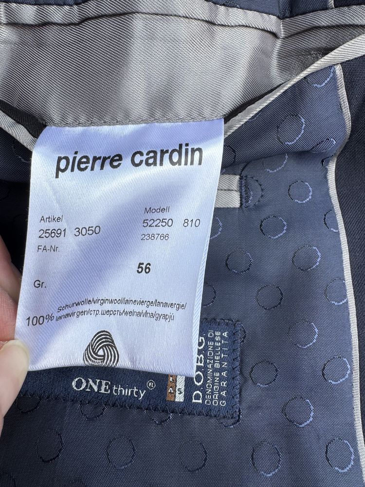 Pierre Cardin granatowy garnitur duży stan idealny
