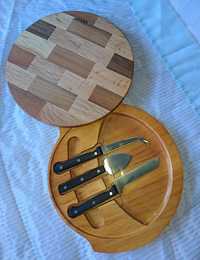 Deska i 3 noże do serów WD Lifestyle 30 cm