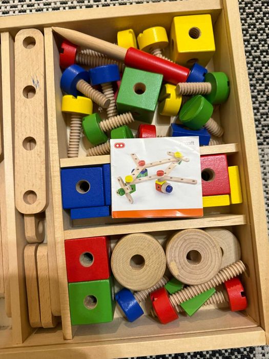 Дерев'яний конструктор Viga Toys на 53 деталі
