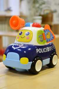 Развивающая игрушка Hola Toys Полицейская машина, музыка, свет, звуки