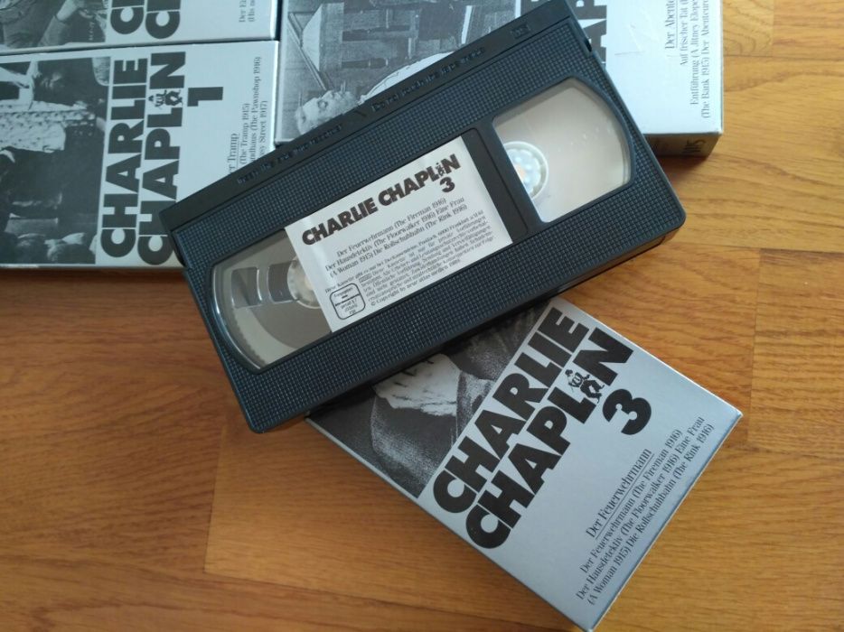 Zestaw 5 kaset Charlie Chaplin