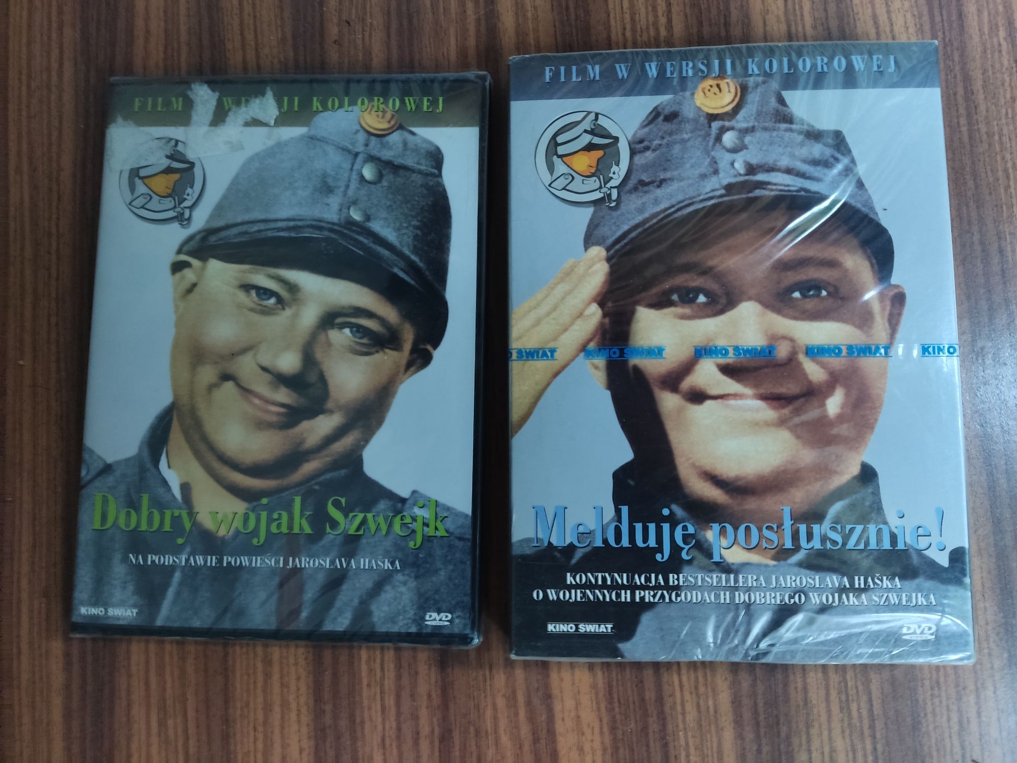 2 Filmy DVD Dobry wojak Szwejk i kontynuacja Melduję Posłusznie!