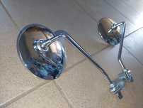 Nowe lusterka chrom kpl wsk shl wfm mz Simson komar chopper jawa kaczk