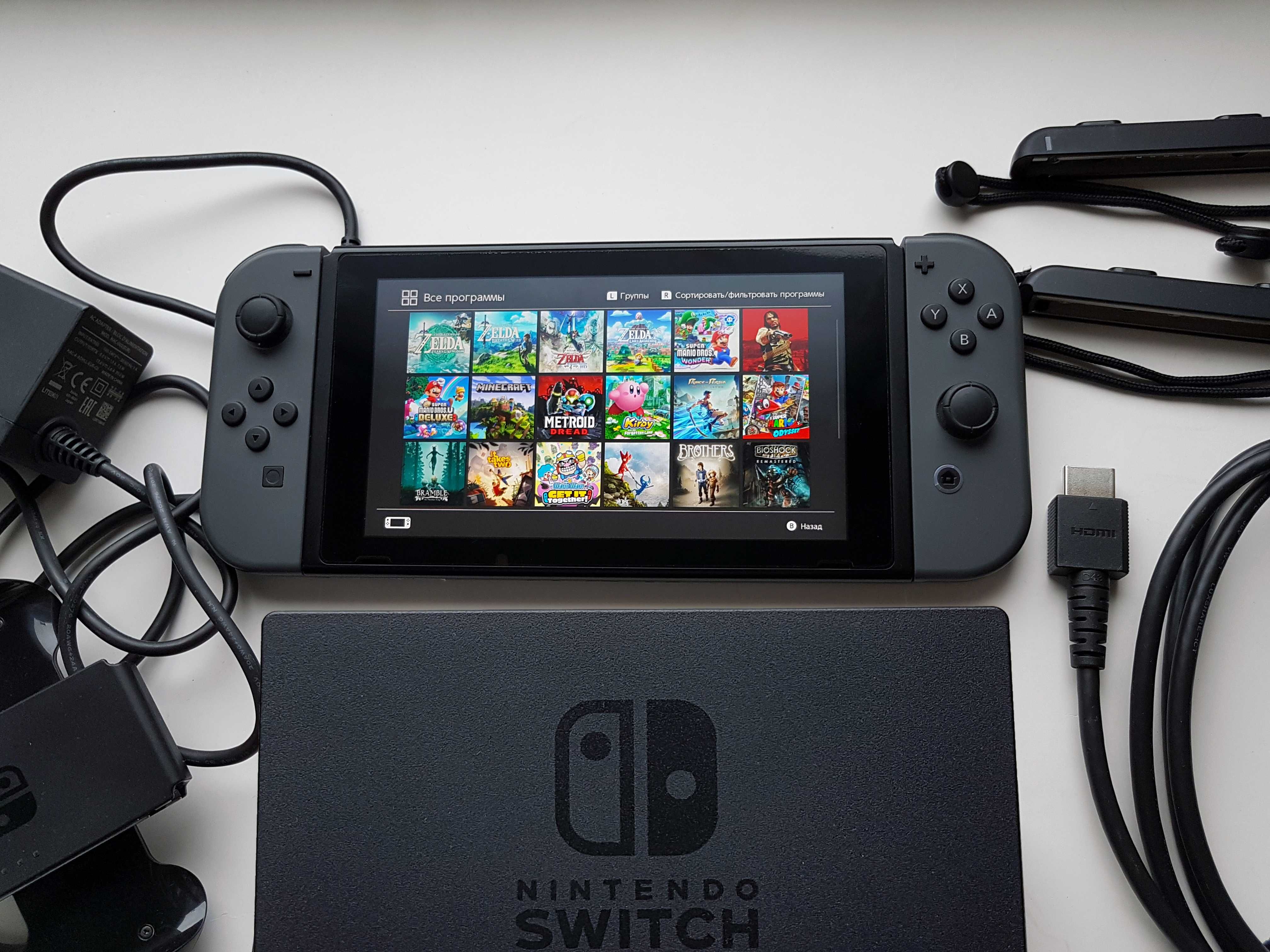‼️Nintendo Switch V1 +128GB все игры Бесплатно‼️ Как НОВЫЙ‼️ в Киеве