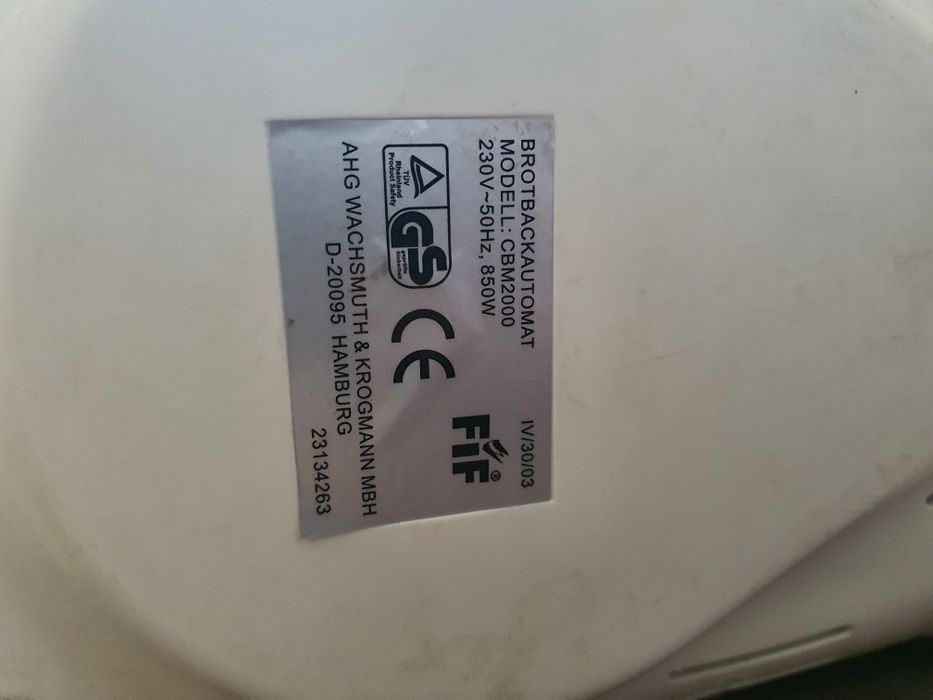 Wypiekacz Chleba Maszyna Maszynka do Wypieku Chleba FIF