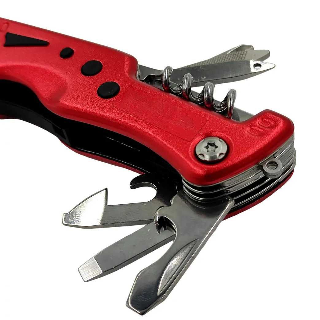 Multitool scyzoryk składany latarka survival outdoor 12w1 - Foxter