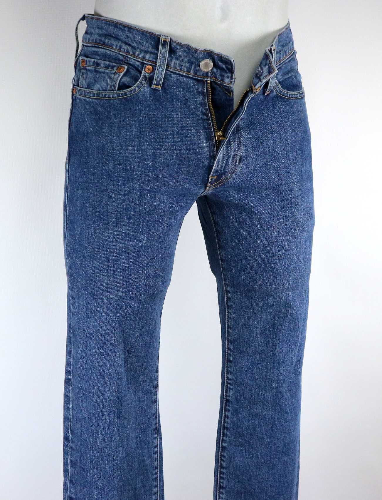 Levis 514 W29 L32 spodnie jeansy Regular Fit pas 2 x 40/41 cm