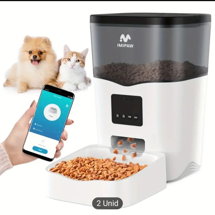 Dispensador de ração inteligente IMIPAW, 3L