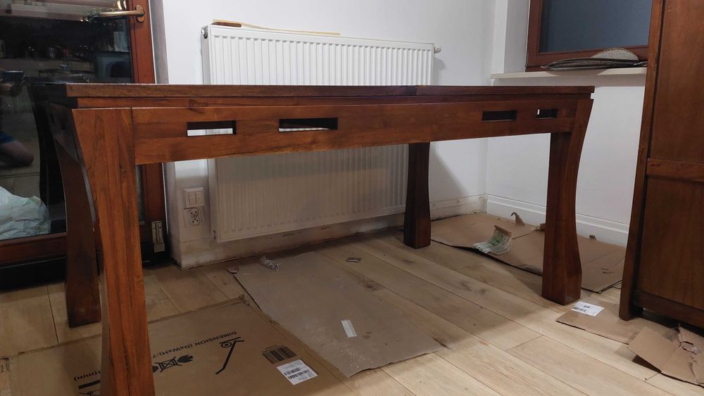 Stół drewniany prostakatny
