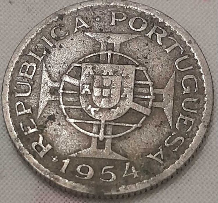 Moeda 2,5$ Moçambique 1954