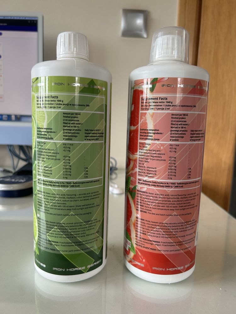 Zestaw 2 op. IHS Iron Drink zero 1l