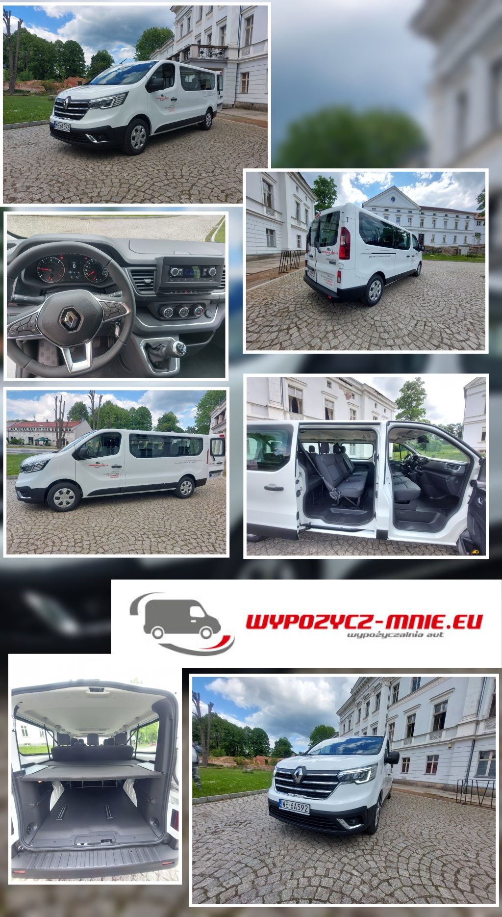 Wypożyczenie aut / wynajem samochodów  TALENTO / TRAFIC / PROACE