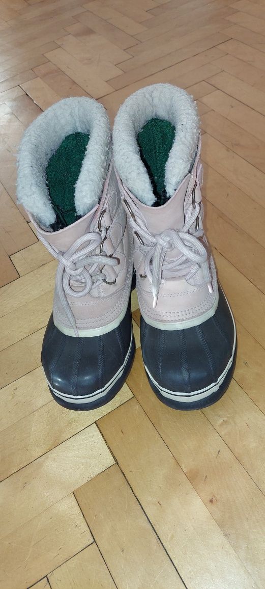 Śniegowce buty zimowe Sorel Waterproof Caribou Wełna
