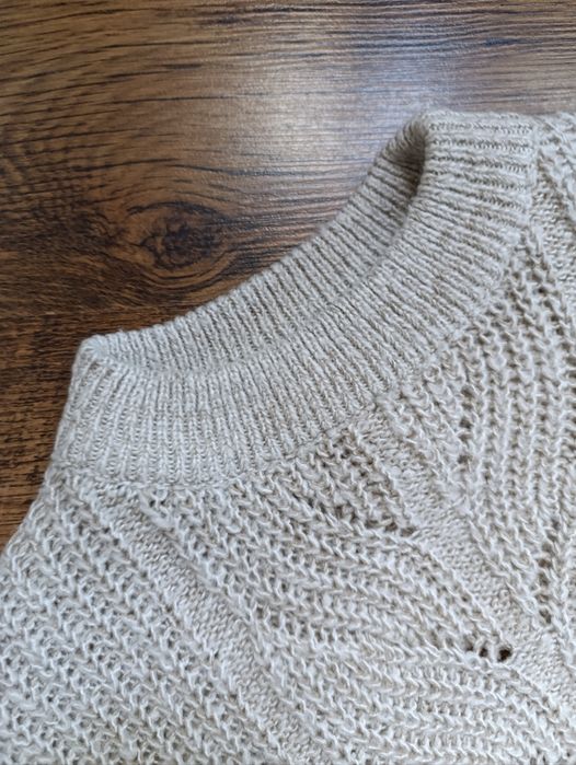 Zara светр об'ємний S, в'язаний светрик оверсайз M, кардиган 3D H&M