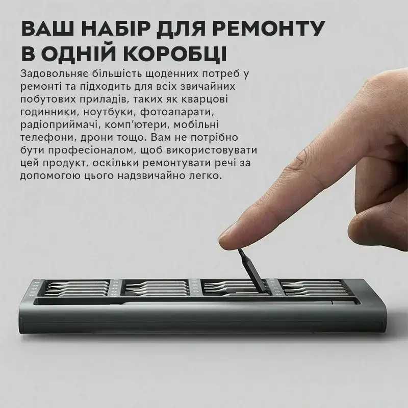 Отвертка Xiaomi MiJia Mi Precision Screwdriver Kit 24 в 1 прецизионной