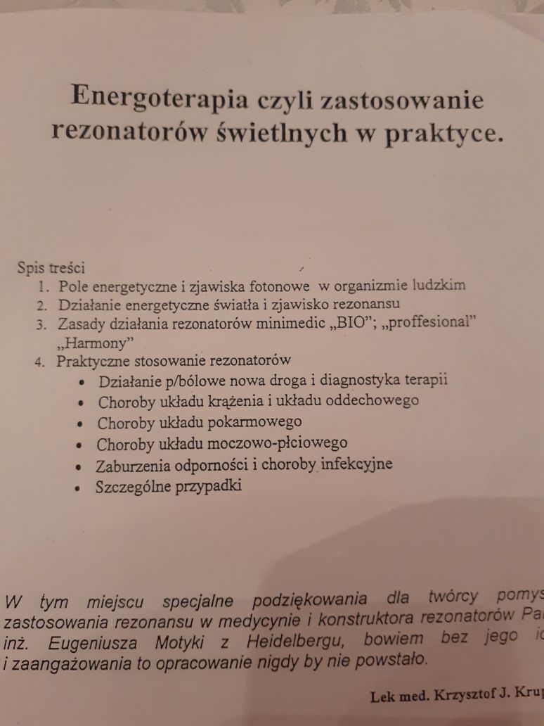 Rezonator energetyczny minimedic2000gi-perfect leczenie bólu