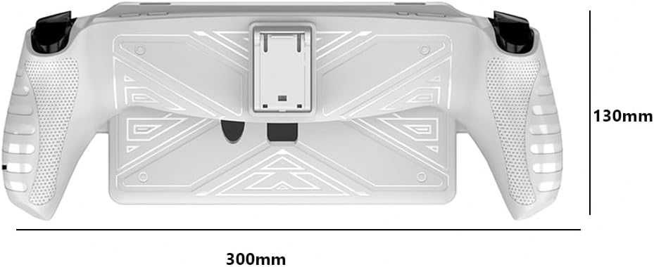 Etui Ochronne TPU ze Stojakiem do PS5 Portal Ergonomiczny Uchwyt Białe