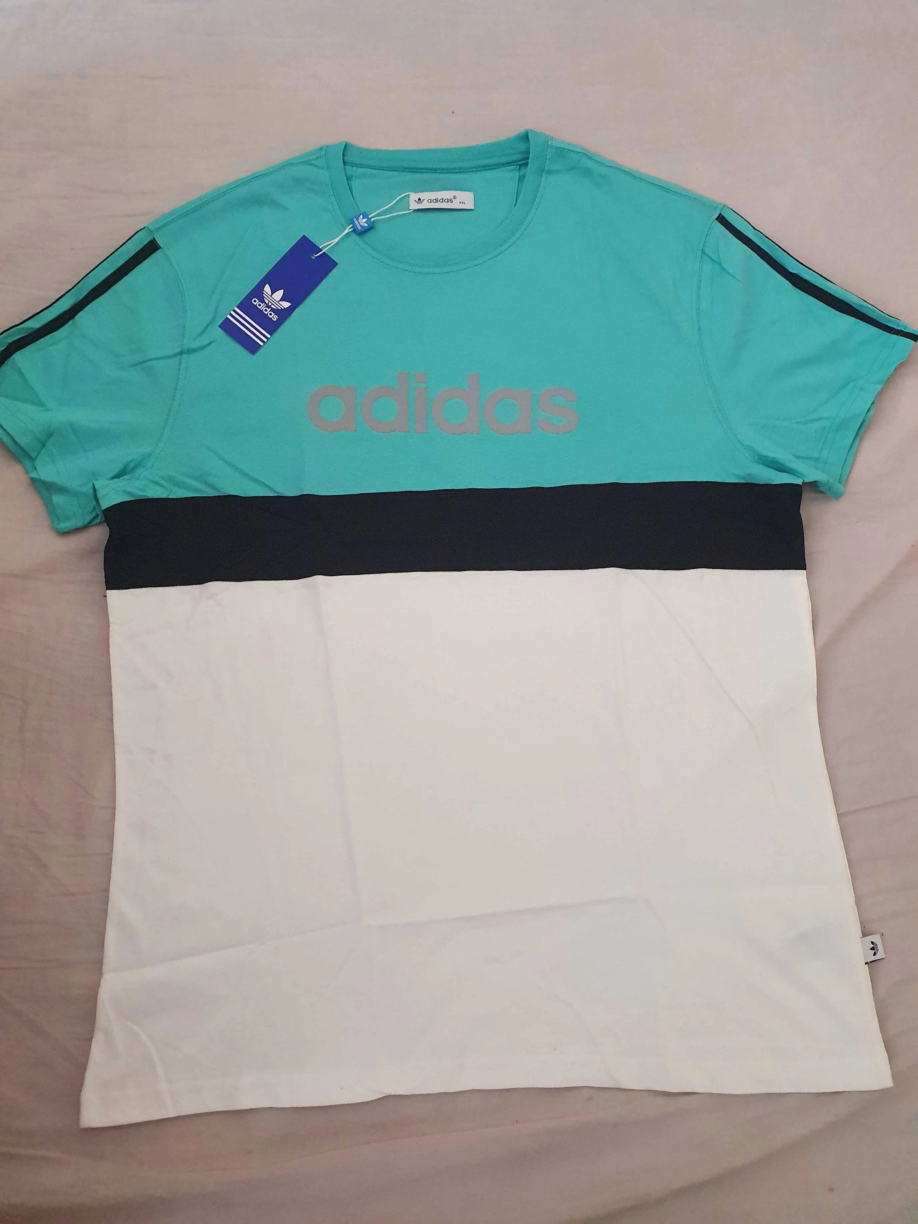 NOWA męska koszulka Adidas t-shirt sportowy super piękne kolory xxl