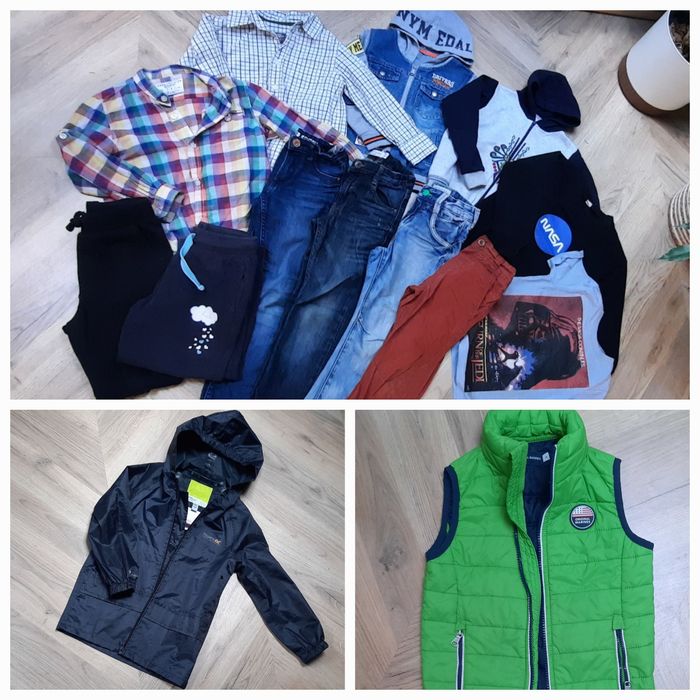 Paka ubranek dla chlopca 104-110