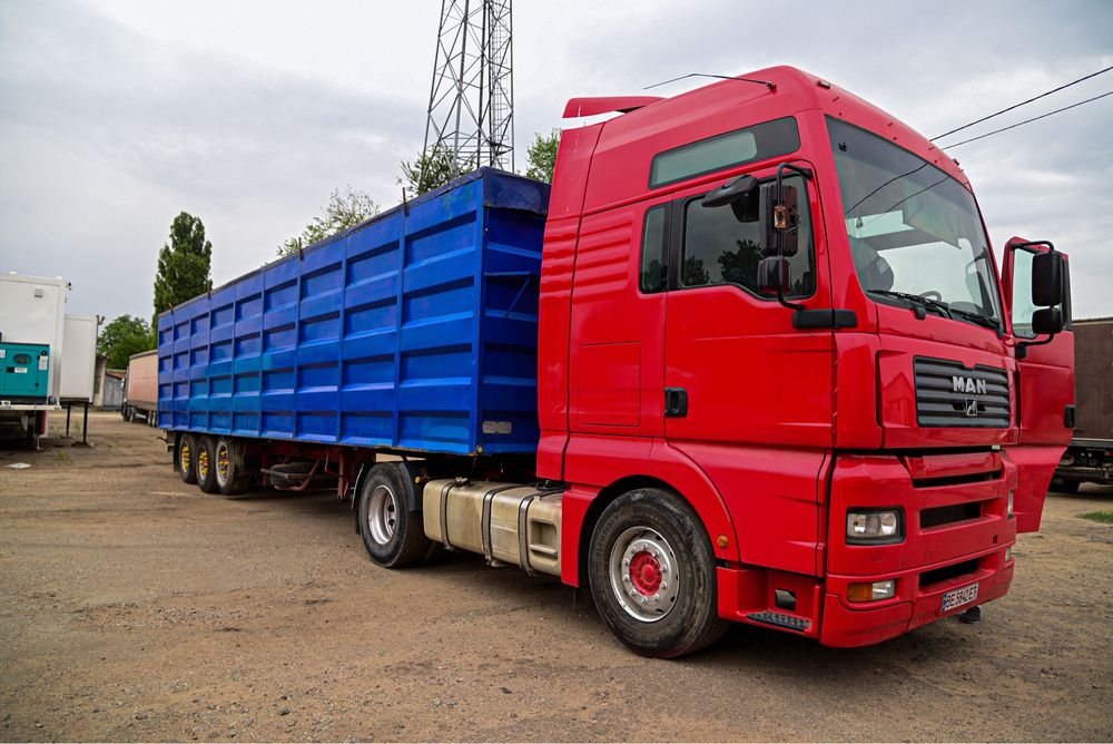 MAN TGA 18.460 Зерновоз.Тягач.Ватажне авто.Причеп.Сцепка