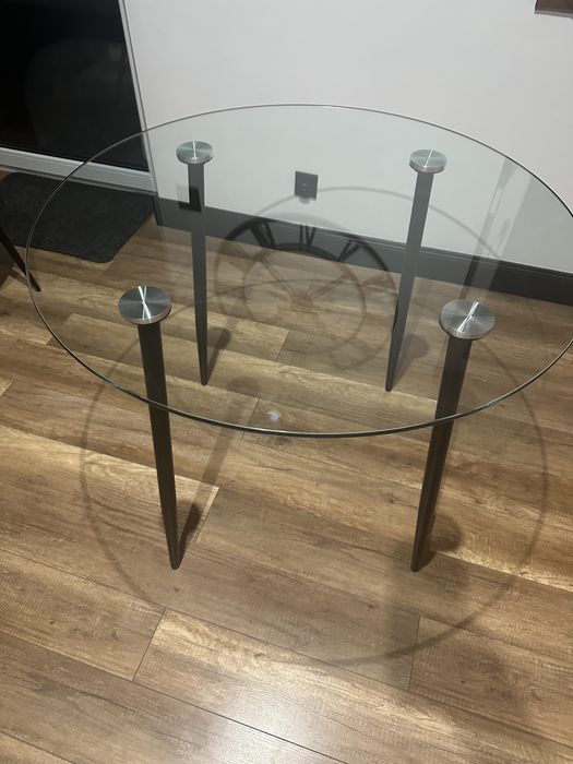 Stół szklany szerokość 90 wysokość 76