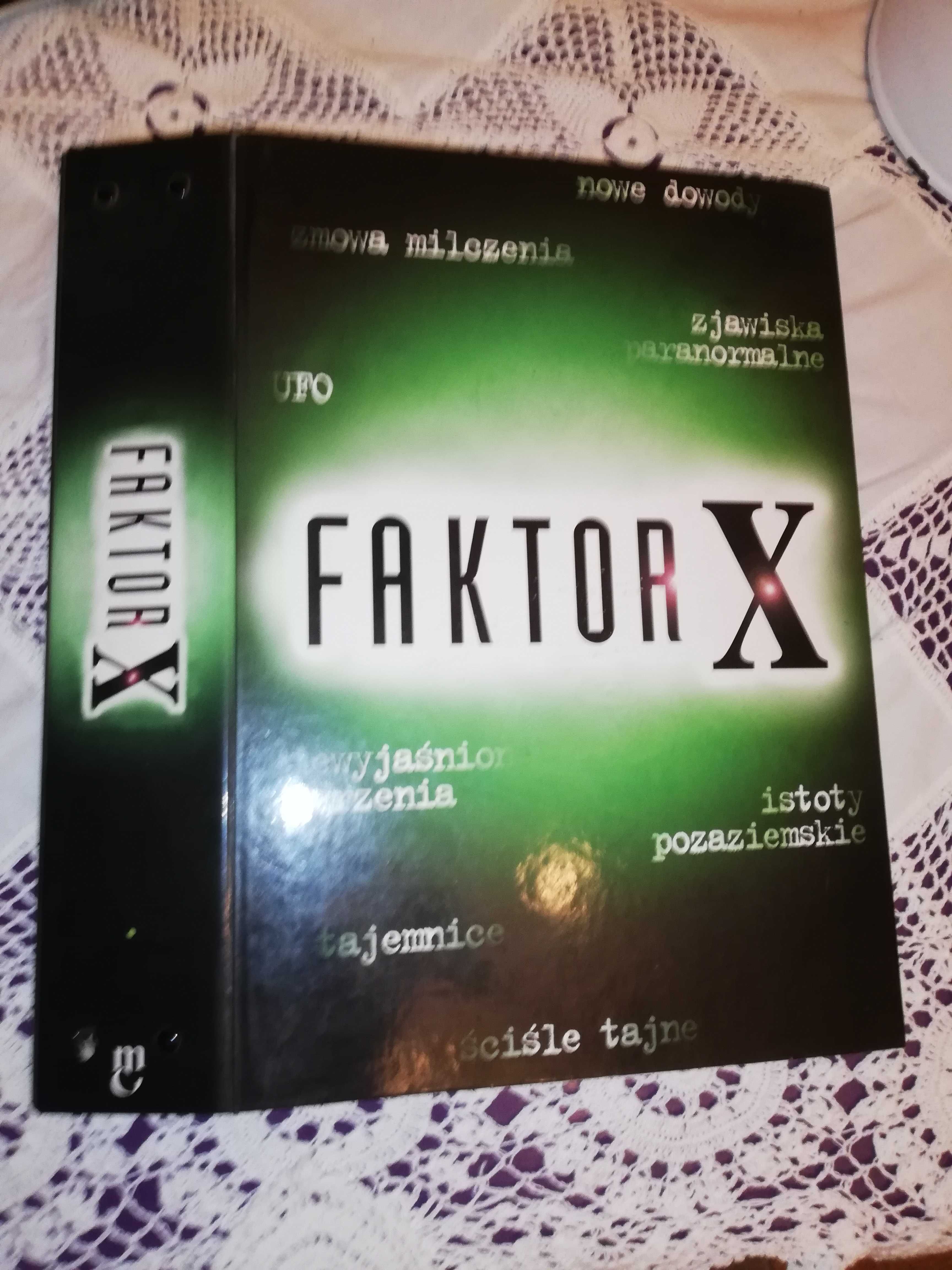 Faktor X pięć numerow 1,2,4,5,6 plus segregator