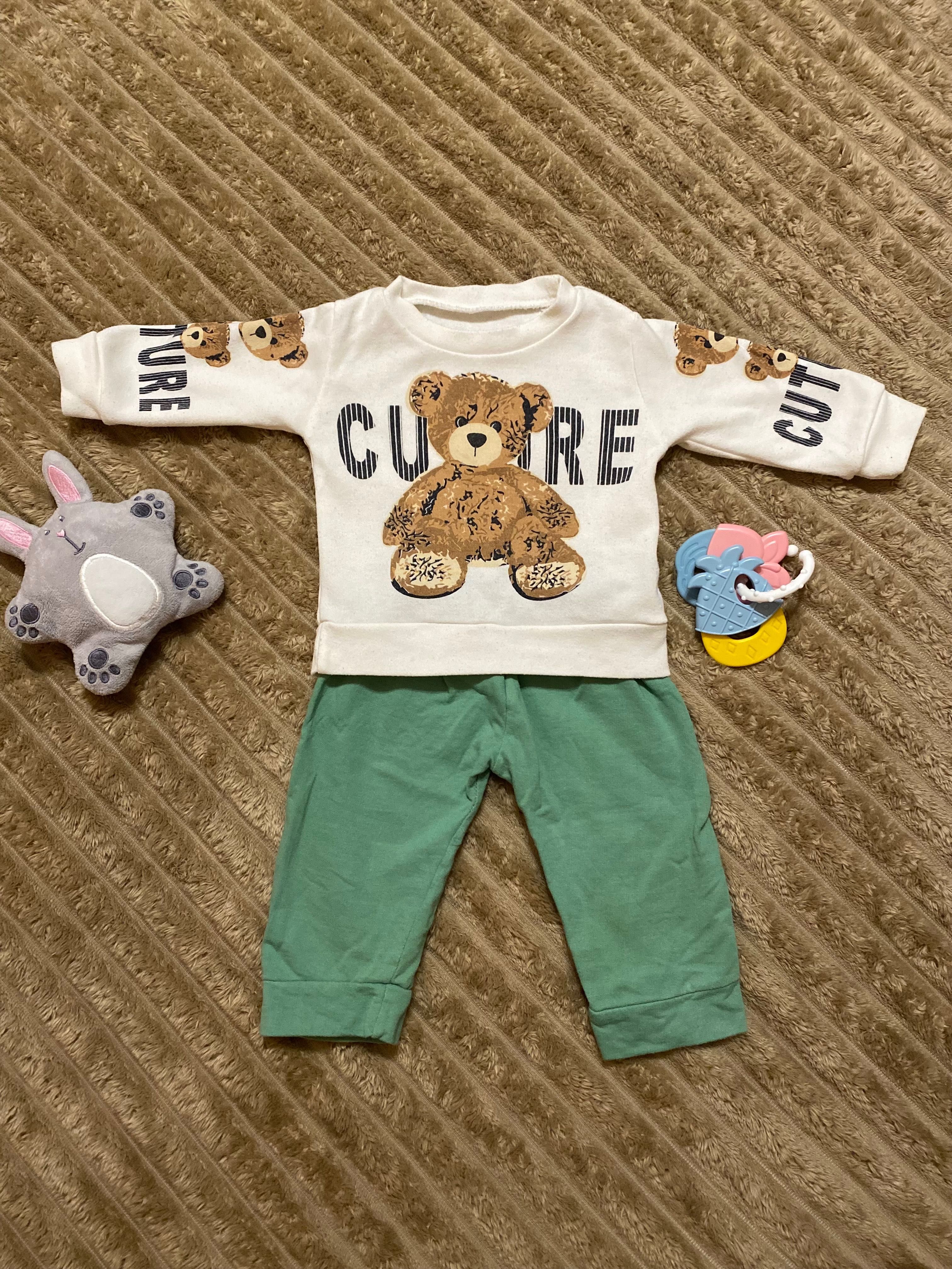 Костюм, комплект кофта та штани для немовлят на вік 3-6 міс, р. 62-68