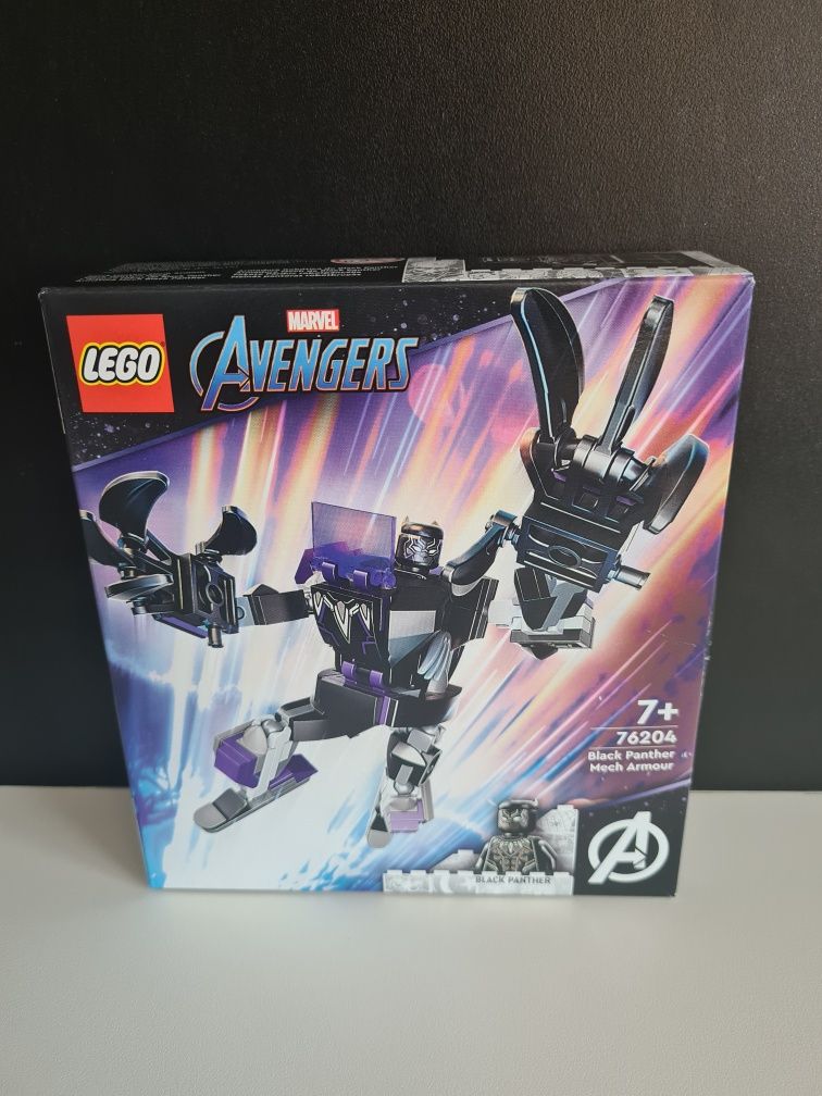 LEGO Marvel Mechaniczna zbroja Czarnej Pantery 76204