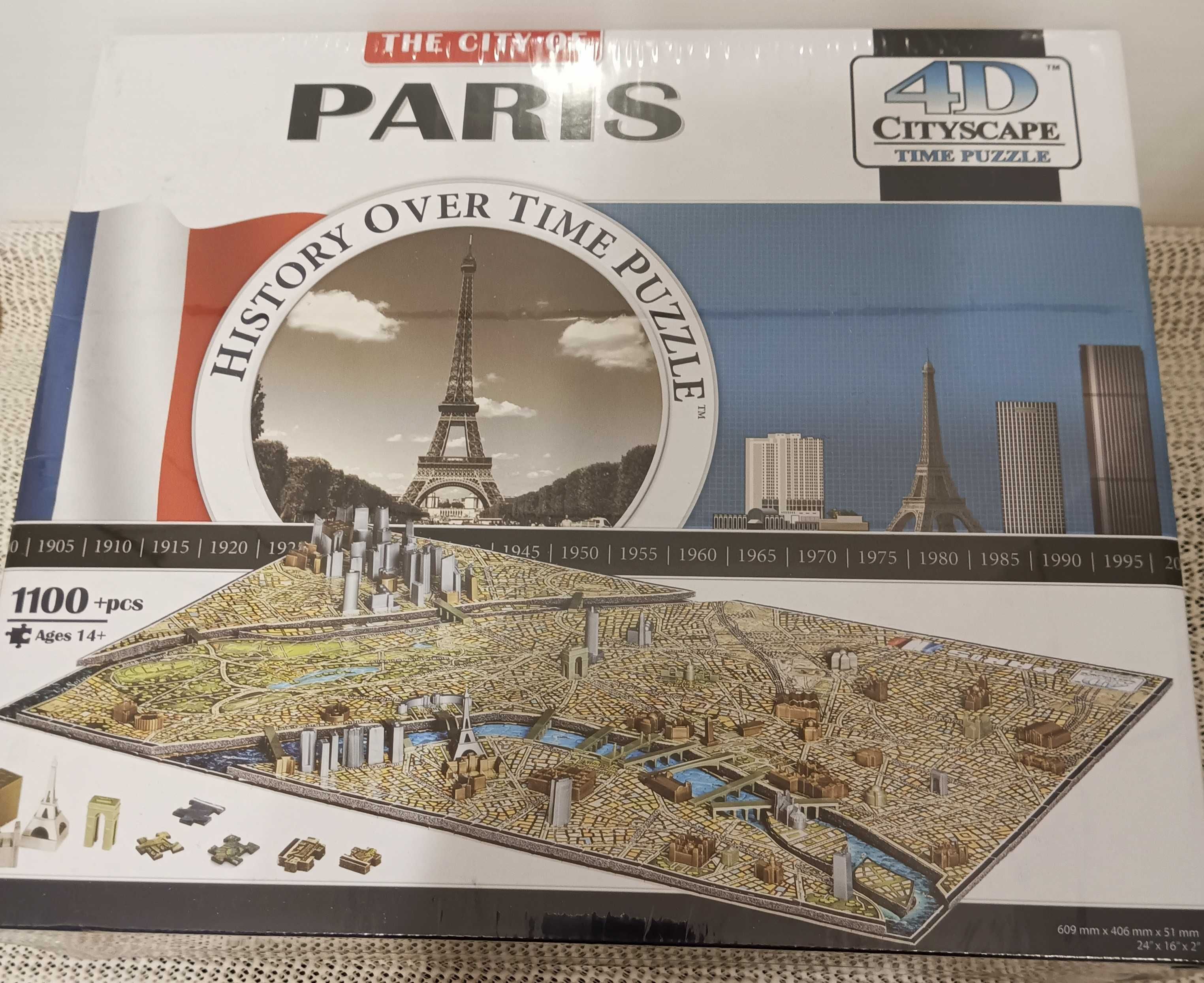 Puzzle 4D Cityscape Paryż