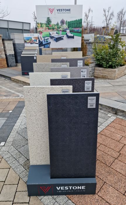 Płyty tarasowe VESTONE płytki tarasy 60x60 80x40 MUSSO duży format