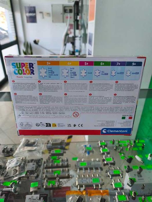 Puzzle Clementoni Disney Minnie Cucko Loca Figaro 27x18,5cm 2x60 peças