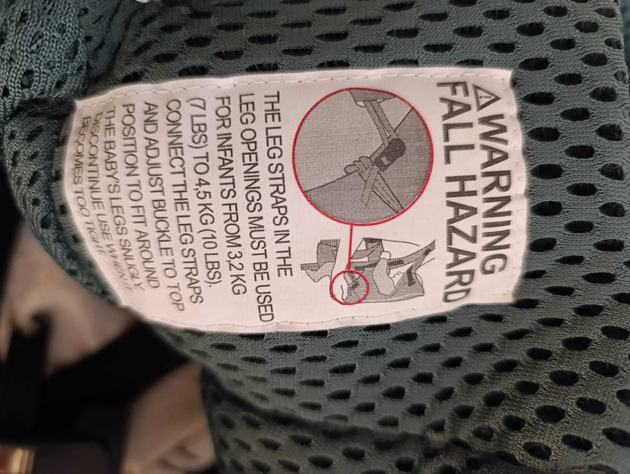 Porta bebés Babybjorn Move Mesh 3D, verde