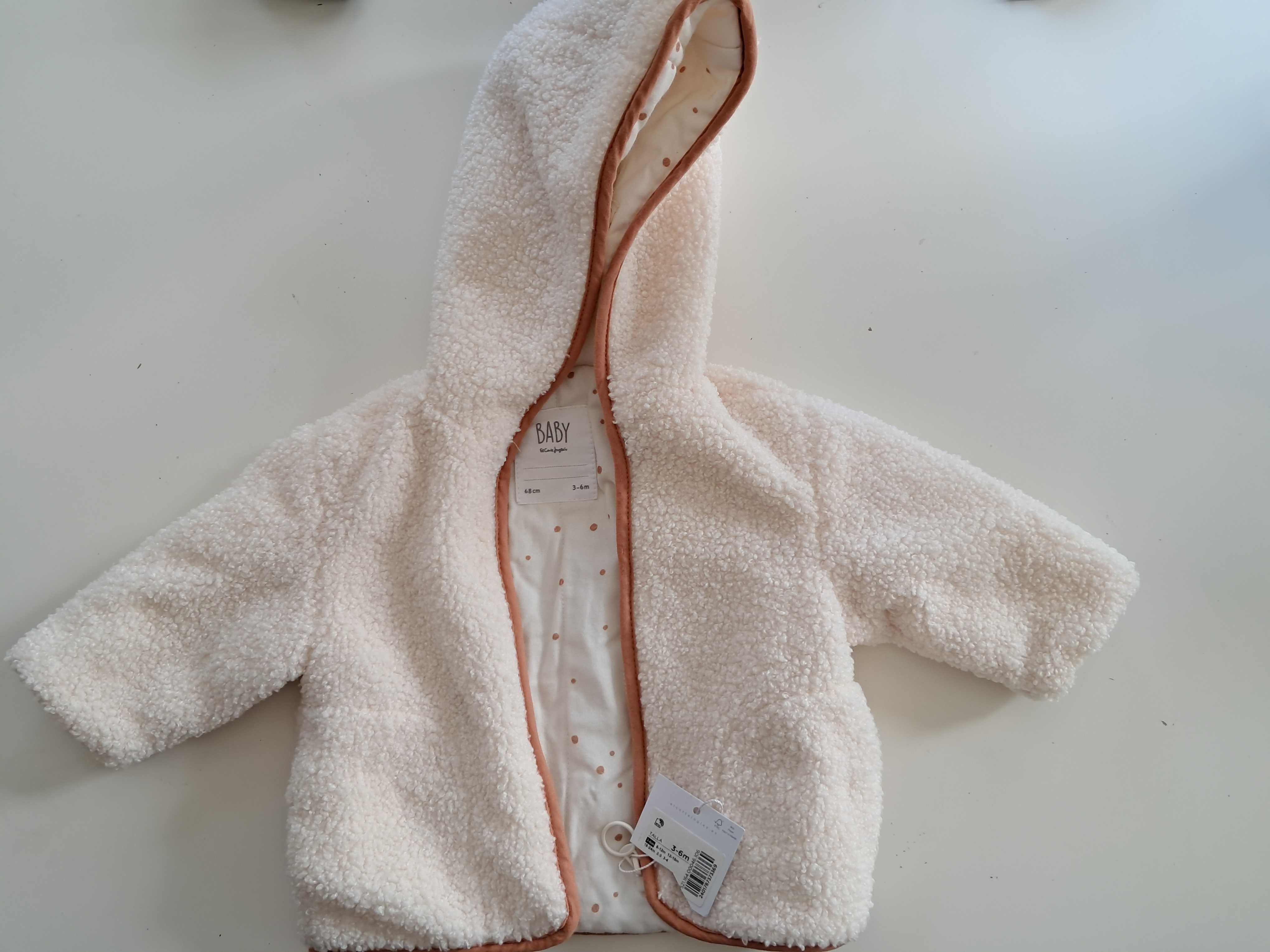 Casaco menina bebé 3-6M