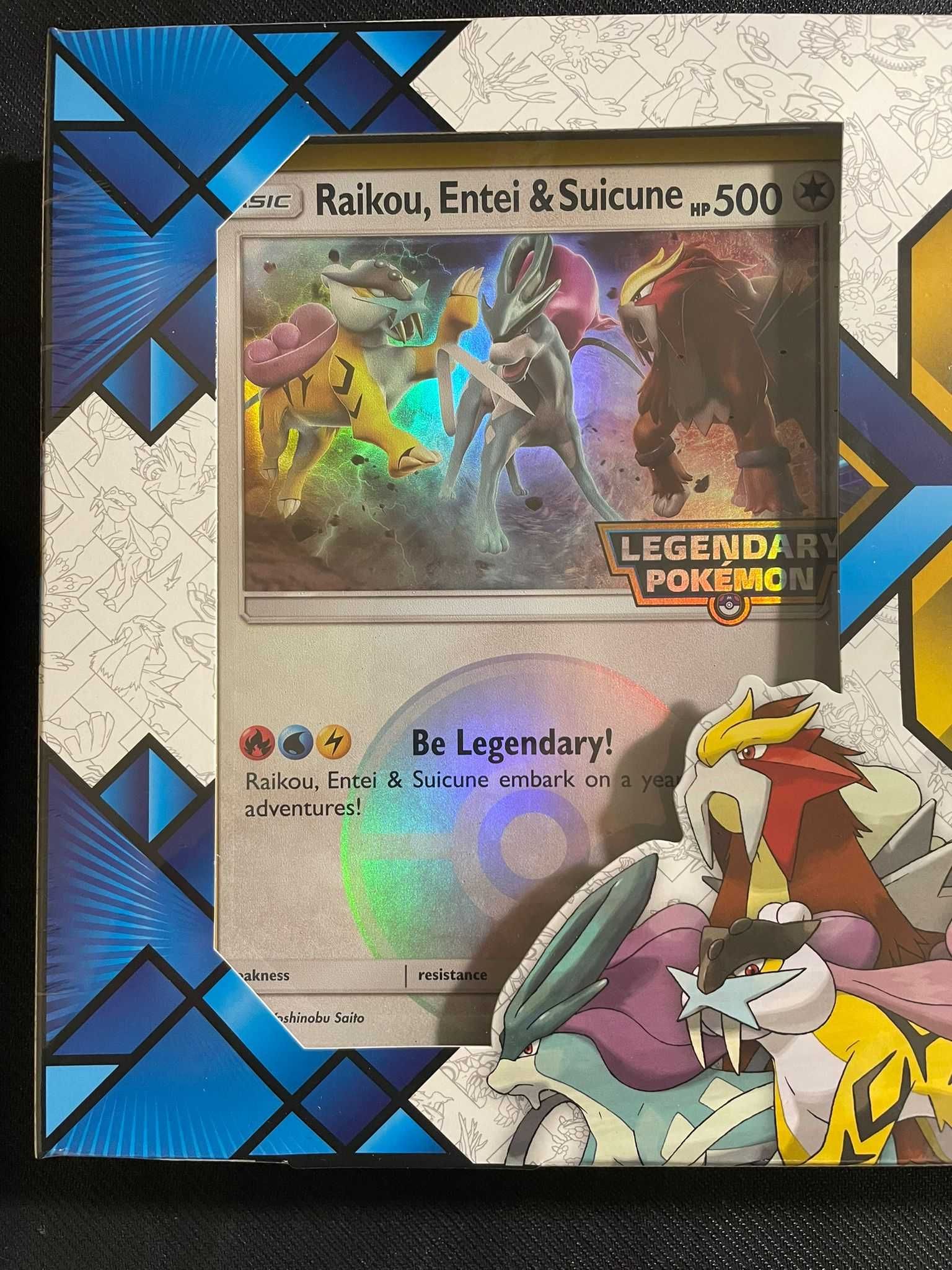 Pokémon Box Legends of Johto Gx Collection Selado