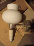 Lampa kinkiet z marmuru